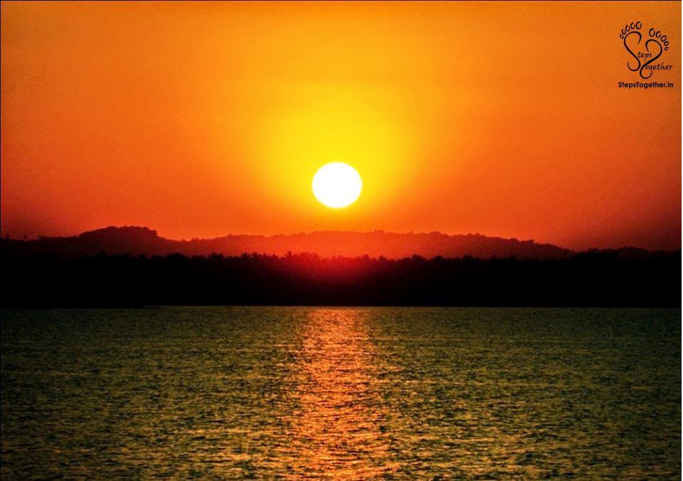 Sunset view from Markonahalli dam