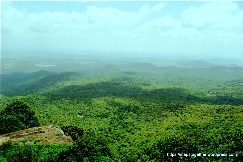 View from B R Hills Temple