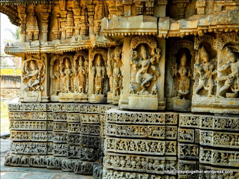 Intricate Carvings in Mallikarjuna Temple, Basaralu