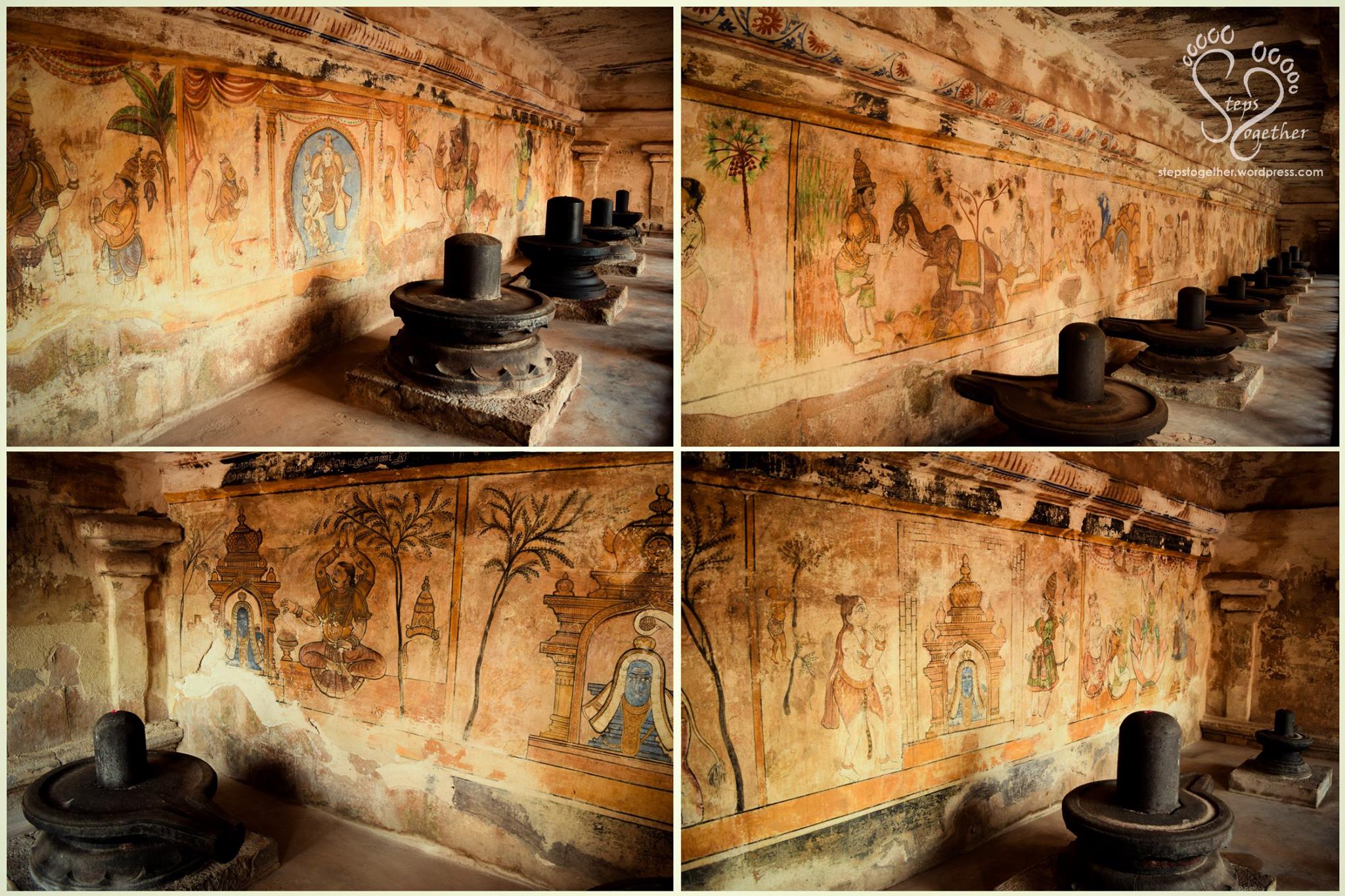 Mural Paintings in Brihadeeswarar Temple, Thanjavur Mural Paintings in Brihadeeswarar Temple, Thanjavur