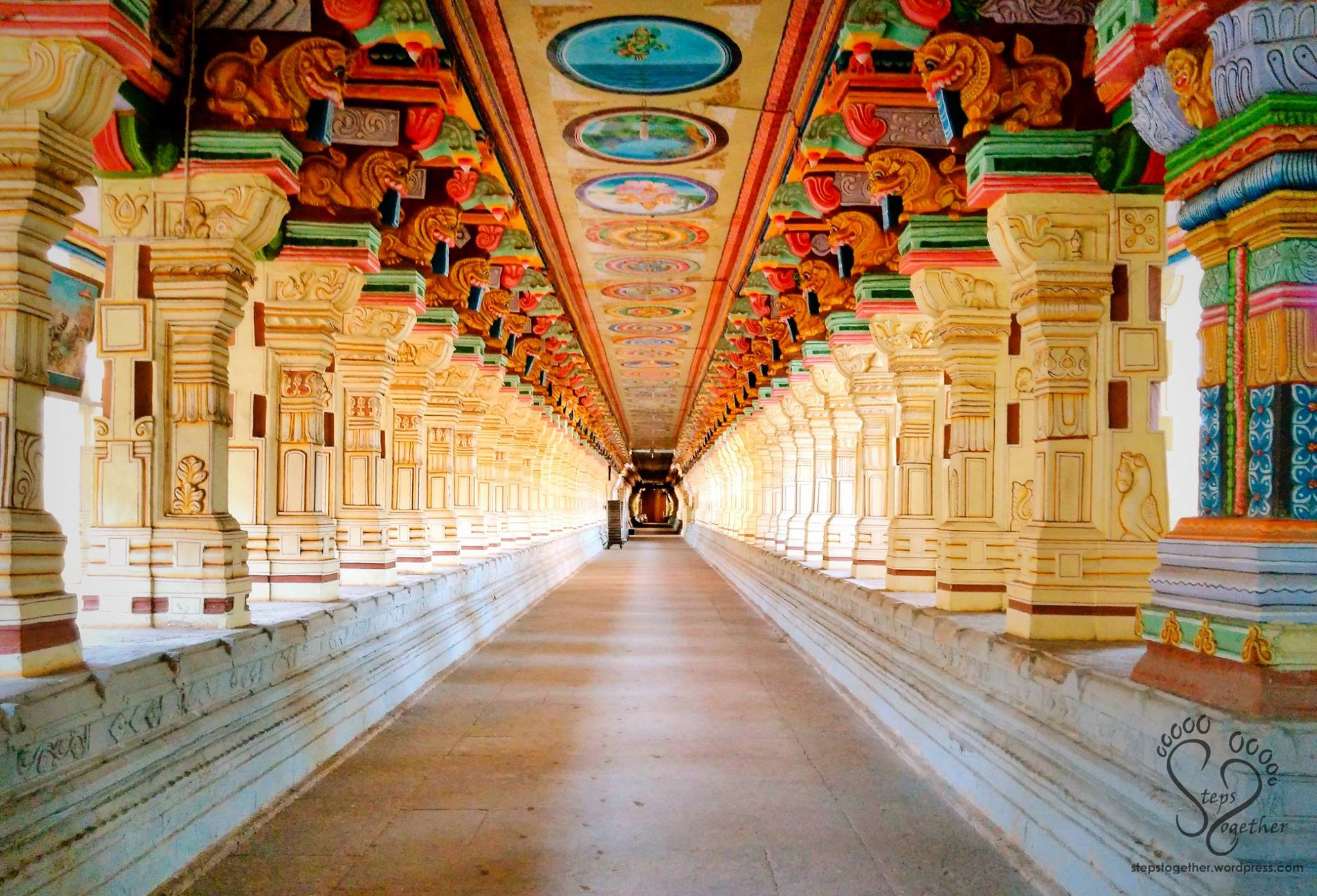 Beautiful Pillared Corridor Beautiful Pillared Corridor