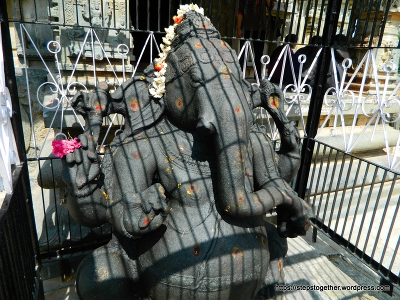 Ganesha idol in Someshwara Temple Ganesha idol in Someshwara Temple