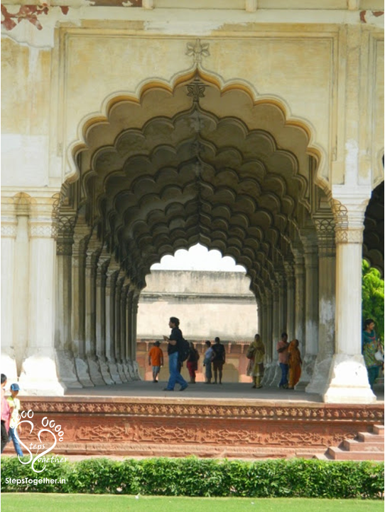 Inside Agra Fort Inside Agra Fort