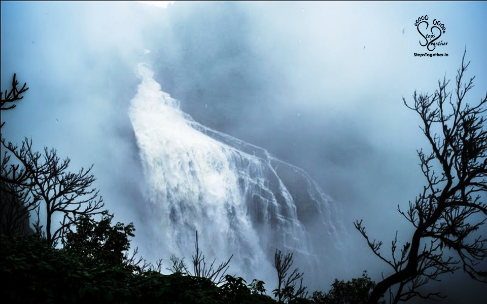 Waterfall hiding behind the clouds Waterfall hiding behind the clouds